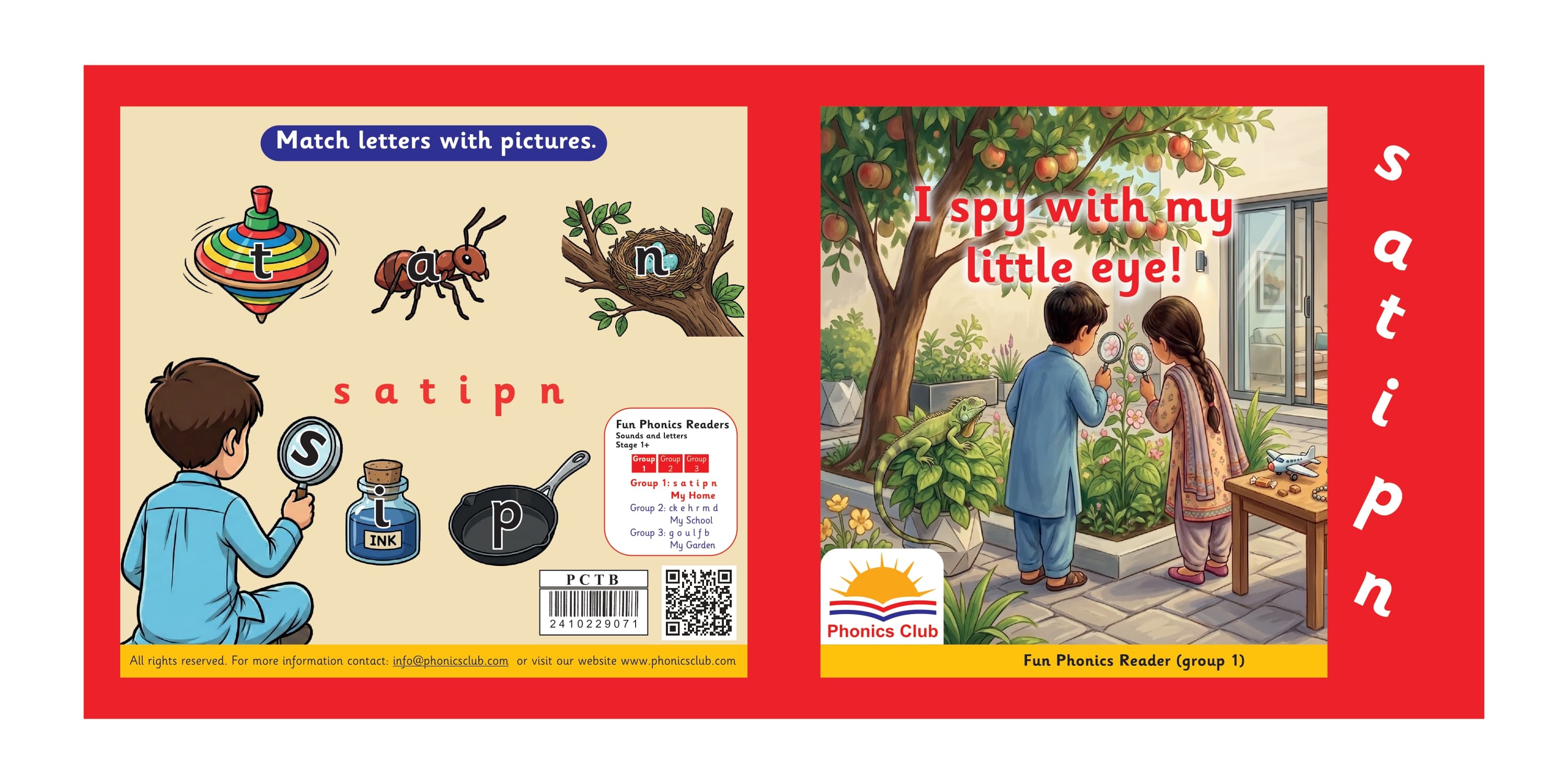 Fun Phonics Red readers (pack of three)