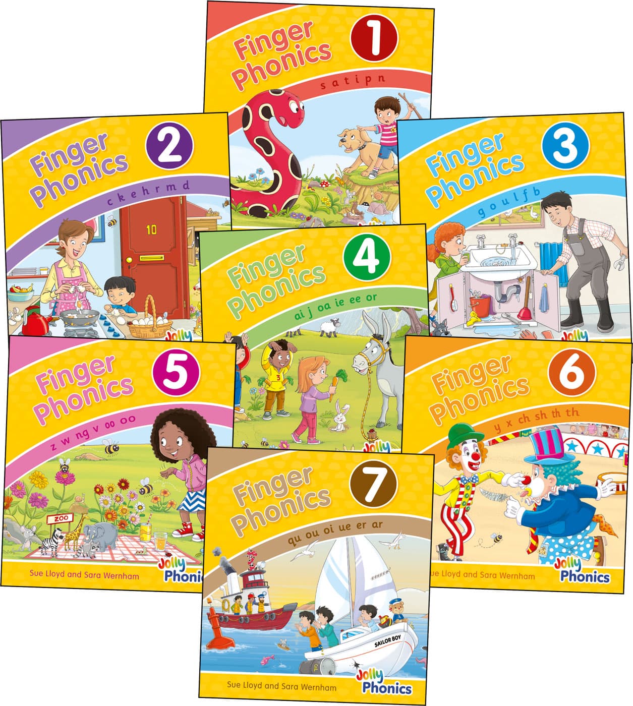Finger Phonics Big Books 1-7 Set