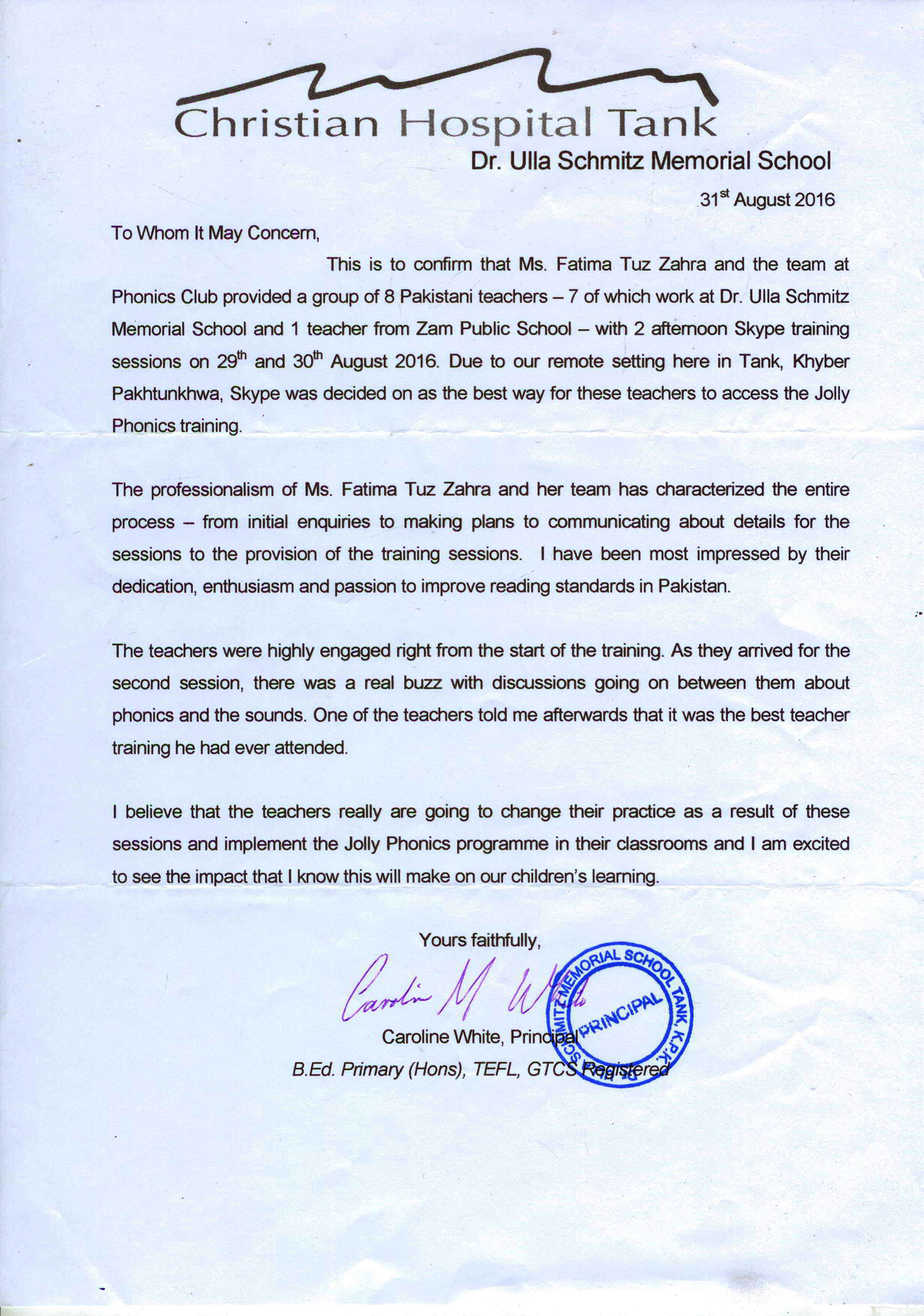 Official letter
